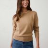 New Camel Perfectly Soft Crew-Neck Sweater