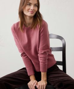 Velvet Rose Perfectly Soft Crew-Neck Sweater
