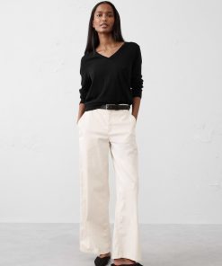 Black Forever V-Neck Sweater