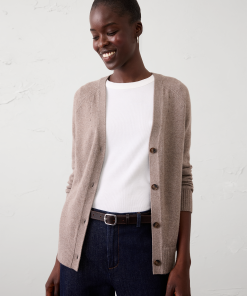 Brown Heather Perfectly Soft Cardigan