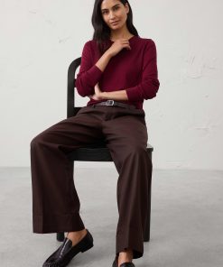 Bright Wine Forever Crew-Neck Sweater